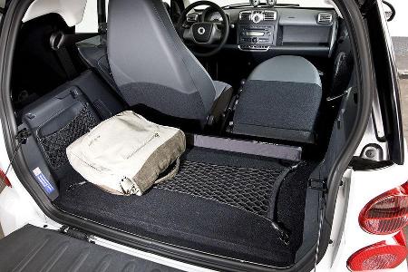 ... macht aus dem Smart auch keinen Transportkünstler.