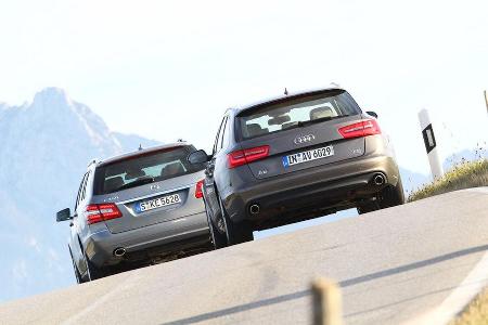 Mercedes E 350 T, Audi A6 Avant 3.0 TFSI
