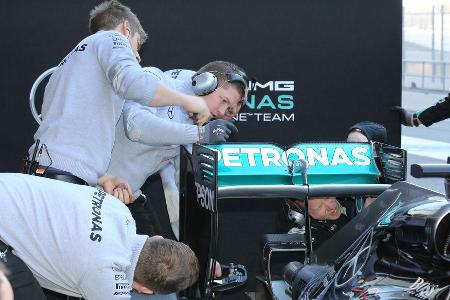 Nico Rosberg - Mercedes - Barcelona - Formel 1-Test - 1. Mrz - 2016