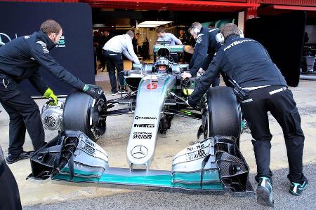 Nico Rosberg - Mercedes - Barcelona - Formel 1-Test - 1. Mrz - 2016