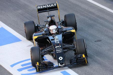 Kevin Magnussen - Renault F1 - Barcelona - Formel 1-Test - 1. Mrz 2016