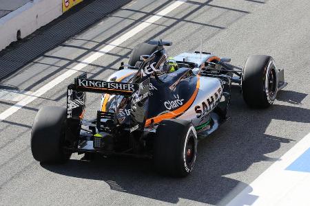 Nico Hlkenberg - Force India - Barcelona - Formel 1-Test - 1. Mrz 2016
