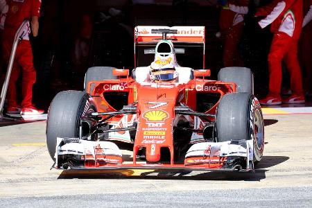 Kimi Rikknen - Ferrari - Barcelona - Formel 1-Test - 1. Mrz 2016