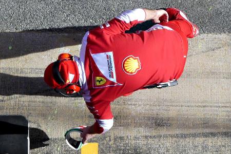 Kimi Rikknen - Ferrari - Barcelona - Formel 1-Test - 1. Mrz 2016