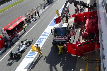 Kimi Rikknen - Ferrari - Barcelona - Formel 1-Test - 1. Mrz 2016
