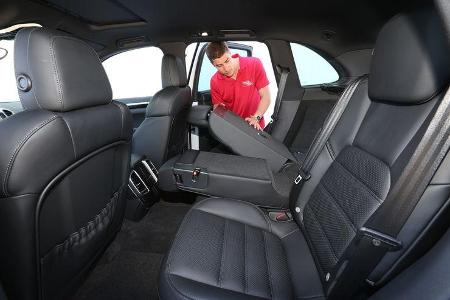 Porsche Cayenne Diesel, Rücksitz, Umklappen