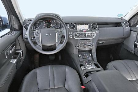 Land Rover Discovery SDV 6, Cockpit, Lenkrad