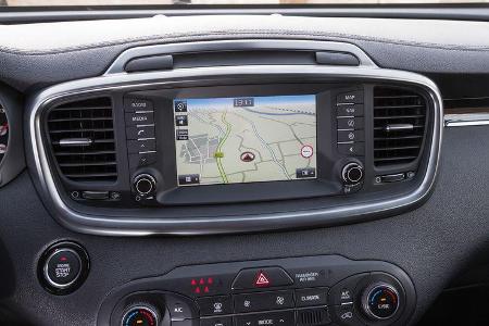 Kia Sorento 2.2 CRDi, Bildschirm