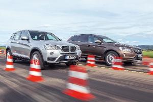 BMW X3 und Volvo XC60 im Vergleichstest