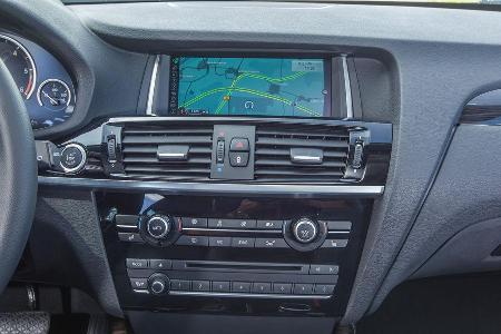 BMW X3 20d xDRIVE, Mittelkonsole
