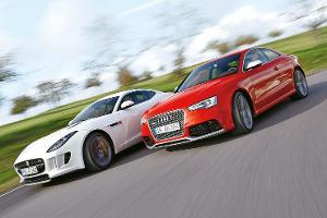 Audi RS5 vs. Jaguar F-Type S im Vergleichstest