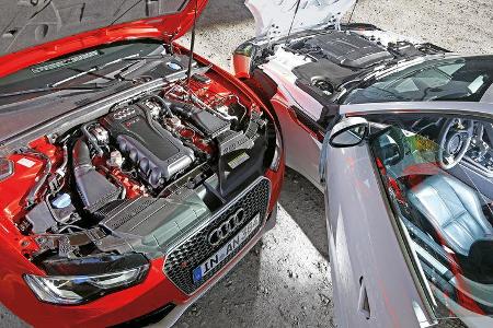 Audi RS5 Coupé, Jaguar F-Type S Coupé, Motoren