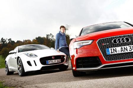 Audi RS5 Coupé, Jaguar F-Type S Coupé, Stefan Helmreich