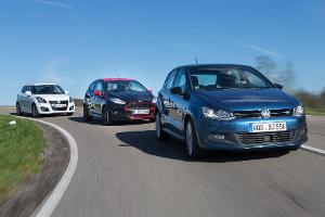 Ford Fiesta, Suzuki Swift Sport, VW Polo Blue GT