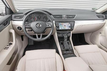 Skoda Superb 2.0 TSI, Cockpit
