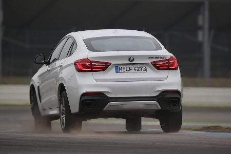 BMW X6 M50d, Heckansicht