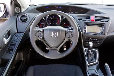 Honda Civic 2.2 i-DTEC, Cockpit, Lenkrad