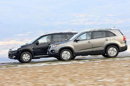 Citroen C-Crosser, Kia Sorento