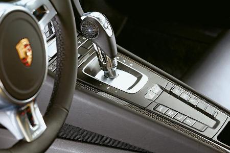 Porsche 911 Carrera S, Mittelkonsole, Schalthebel