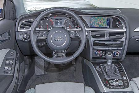 Audi A4 Avant 2.0 TDI, Cockpit, Lenkrad