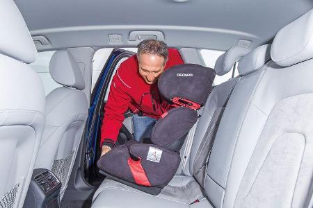 Audi A4 Avant 2.0 TDI, Rücksitz, Kindersitz