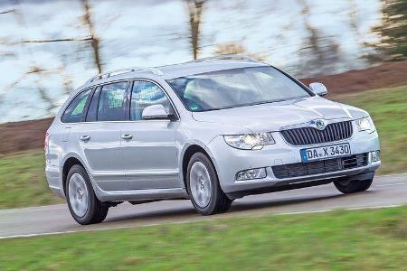 Skoda Superb Combi 2.0 TDI, Frontansicht