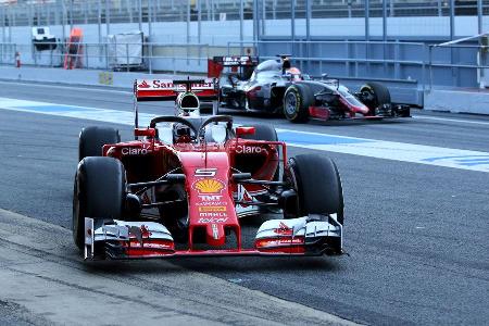 Sebastian Vettel - Ferrari - Formel 1-Test - Barcelona - 4. Mrz 2016