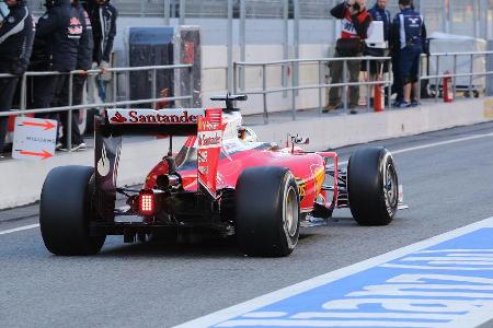 Sebastian Vettel - Ferrari - Formel 1-Test - Barcelona - 4. Mrz 2016