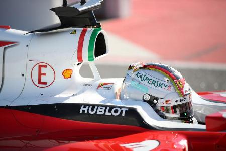 Sebastian Vettel - Ferrari - Formel 1-Test - Barcelona - 4. Mrz 2016