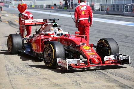 Sebastian Vettel - Ferrari - Formel 1-Test - Barcelona - 4. Mrz 2016
