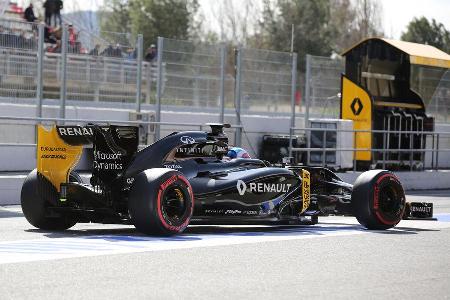 Jolyon Palmer - Renault F1 - Formel 1-Test - Barcelona - 4. Mrz 2016