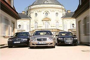 Audi A8 L 6.0 gegen BMW 760 Li und Mercedes S 600&nbsp;L
