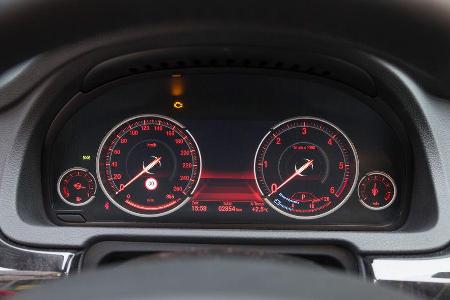 BMW 520d GT, Rundinstrumente, Tacho