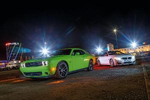 Dodge Challenger R/T vs. BMW M4 Coupé