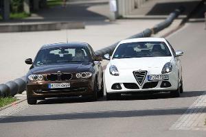 Alfa Romeo Giulietta und BMW 120d im Vergleichstest