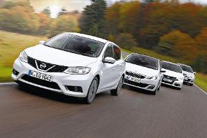 Nissan Pulsar gegen Civic, Astra und 308 im Vergleich