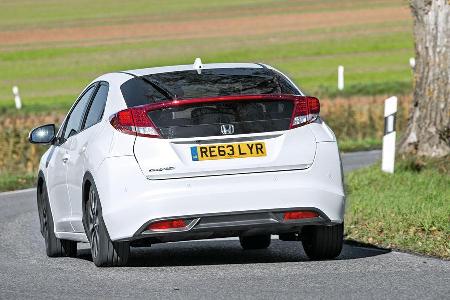 Honda Civic 1.6i-DTEC, Heckansicht