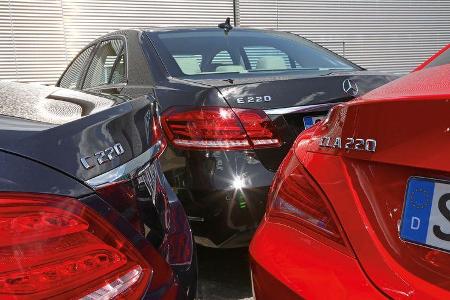 Mercedes CLA 220 CDI, Mercedes C 220 Bluetec, Mercedes E 220 Bluetec Mercedes CLA 220 CDI, Mercedes C 220 Bluetec, Mercedes E 220 Bluetec