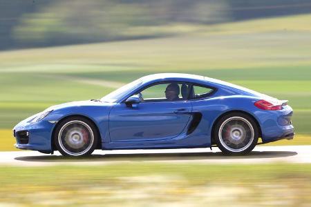 Porsche Cayman S, Seitenansicht