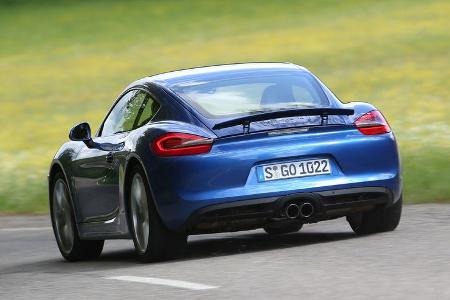 Porsche Cayman S, Heckansicht