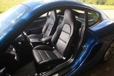 Porsche Cayman S, Fahrersitz