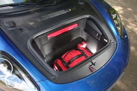 Porsche Cayman S, Kofferraum