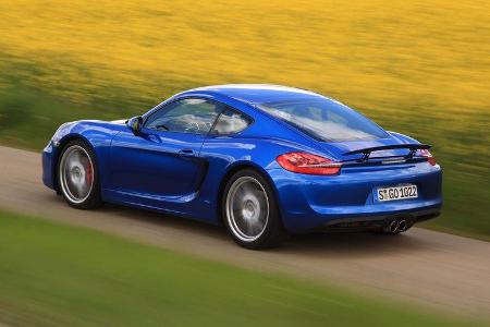 Porsche Cayman S, Heckansicht
