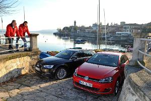 Vergleich Audi A3 SB 2.0 TDI gegen VW Golf 2.0 TDI