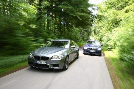 BMW M5, BMW Alpina B5 Biturbo, Frontansicht BMW M5, BMW Alpina B5 Biturbo, Frontansicht