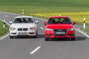 Audi A3 Sportback 1.6 TDI und BMW 114d im Vergleich