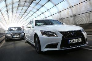 Audi A8 4.0 TFSI quattro und Lexus LS 600h F-Sport