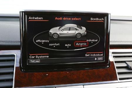 Audi A8 4.0 TFSI quattro, Display, Bordcomputer