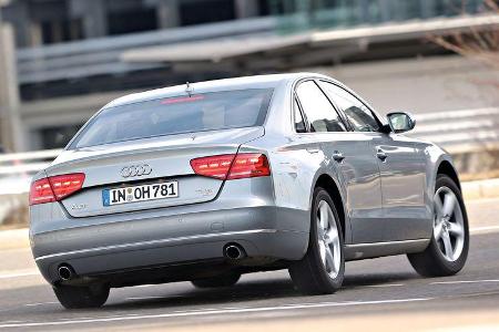 Audi A8 4.0 TFSI quattro, Heckansicht