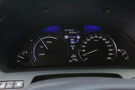 Lexus LS 600h F-Sport, Rundinstrumente